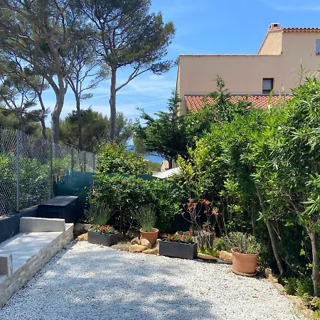 Logement entier T2 climatisé, parking gratuit, jardin, mer Sanary-sur-Mer Exterior foto